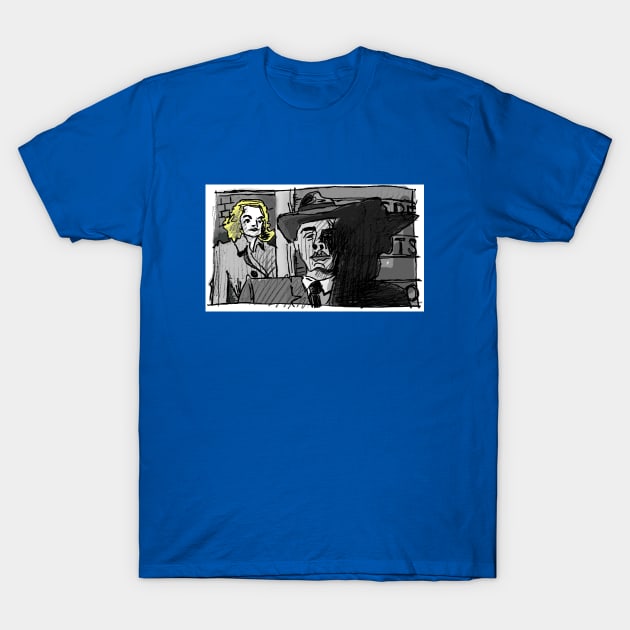 Noir Stare T-Shirt by SPINADELIC